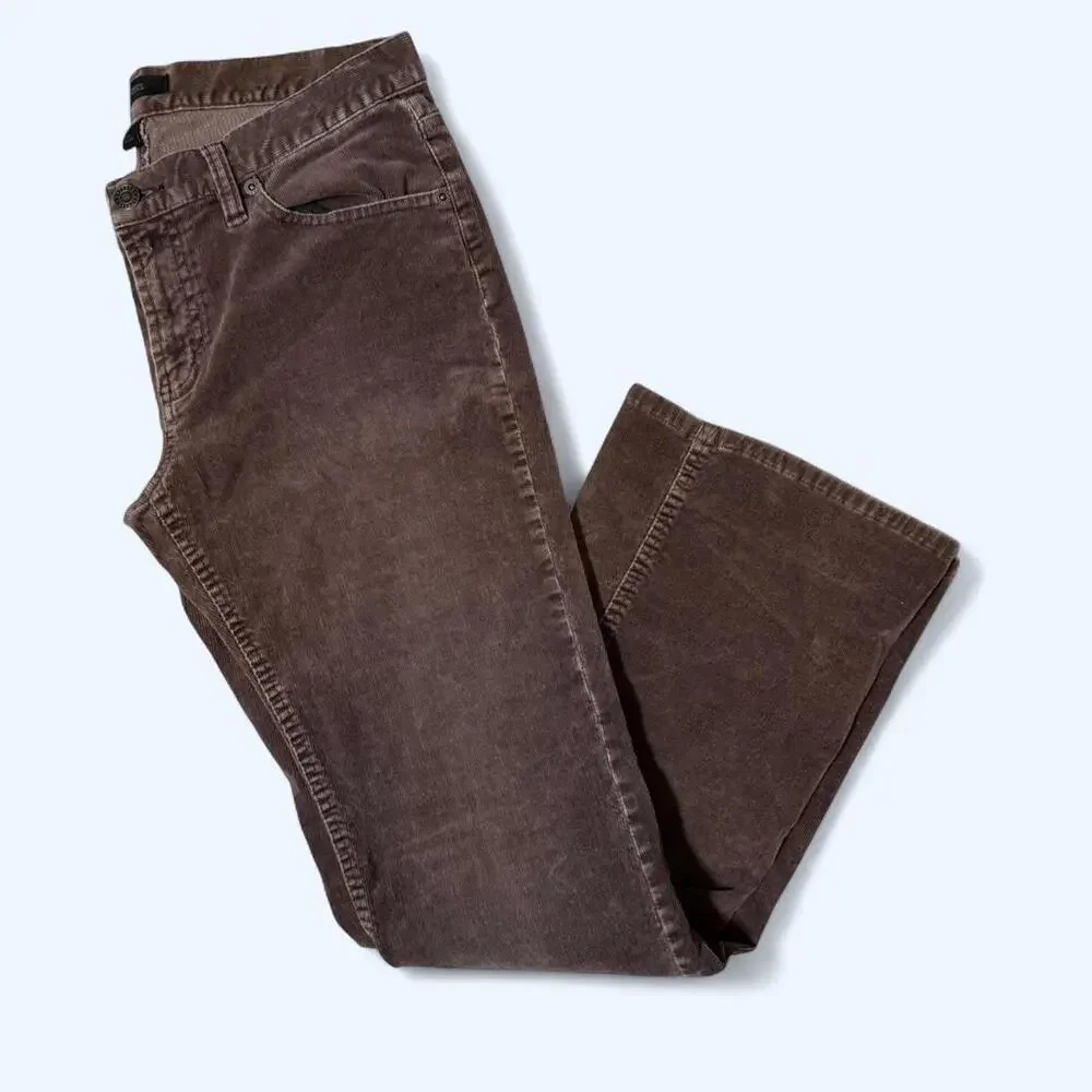Express brown corduroy